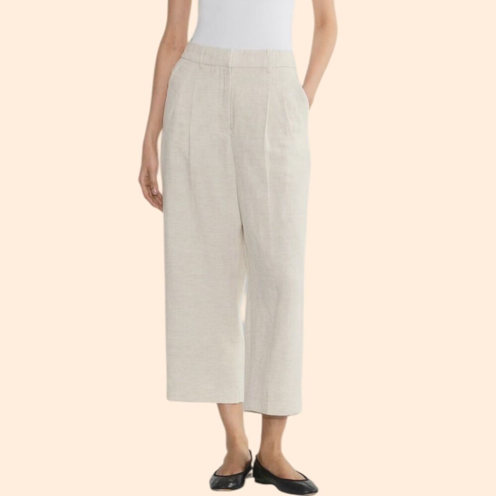 Aritzia Effortless Cruiselinen Cropped Pants